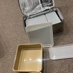 petit copain ランチBOX ＆ 専用保冷バッグ 美品の画像