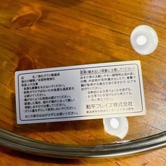 【未使用】28cm ガラス蓋の画像