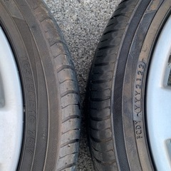 16inchダイハツ純正ホイールタイヤセットの画像