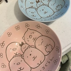 すみっコぐらし 少し深皿プレートの画像