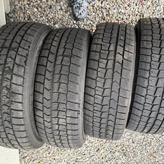 ダンロップウインターマックス02☆215/65R16☆7〜8部山のバリ目４本セット！の画像