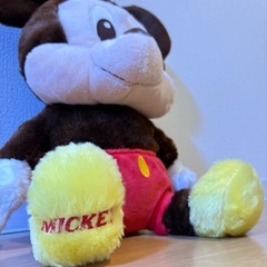ミッキーマウス　ぬいぐるみの画像