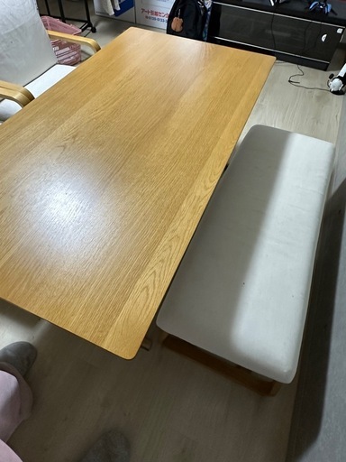 無印ダイニングテーブルとイス