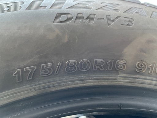 ジムニー　ブリザック　DM-V3 175-80-16