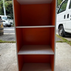 カラーボックス　オレンジの画像