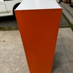 カラーボックス　オレンジの画像