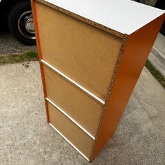 カラーボックス　オレンジの画像