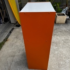 カラーボックス　オレンジの画像
