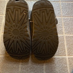 グレーモコモコムートン　ブーツ21cmの画像