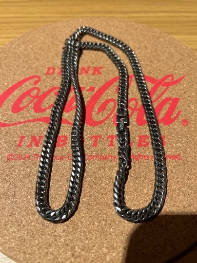 純チタンネックレス　60cm