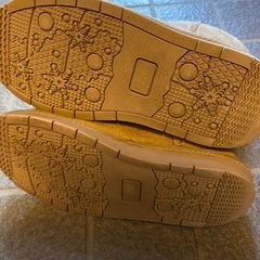 ブラウンモコモコムートンブーツ　22cm  の画像