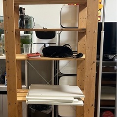 IKEA パイン材大型シェルフユニットの画像