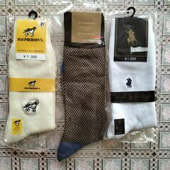 【未使用】紳士ソックス ７足の画像