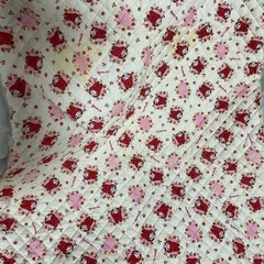 マイメロディー柄キルティング生地の画像