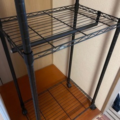 ハンガーラック　2段　キャスター付きの画像