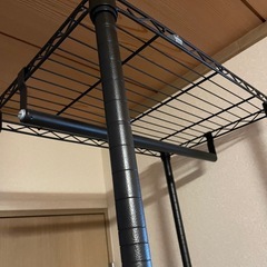ハンガーラック　2段　キャスター付きの画像
