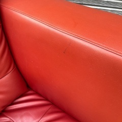 本革 1人掛けソファ ボタンダウン 肘付き ソファ 1Pの画像