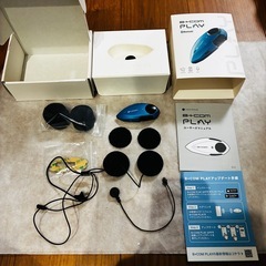 ほぼ未使用 B+COM PLAY ブルー ビーコムプレイ ビーコムプレーの画像