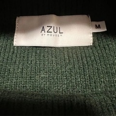 AZUL by moussy ミックスファーニットの画像