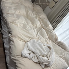 無印セミダブルベッドの画像