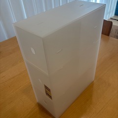 無印、小物収納ボックス3段
の画像