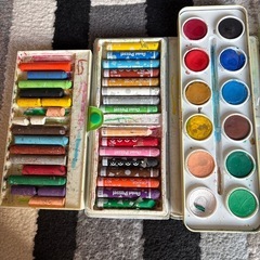 クレヨン　絵の具　サインペンマジック中古の画像