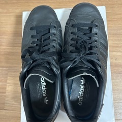 adidas ブラック スニーカー 9 US 27cmの画像