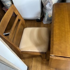 ダイニングチェアセット　2〜4人用　折りたたみの画像