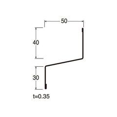 JOTO　土台水切り　1ケース(20本入)　WFS-50-BKの画像