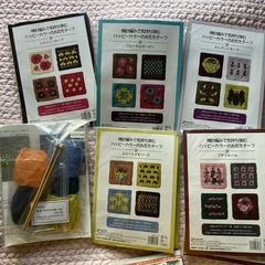 かぎ針で編むブランケットセットの画像