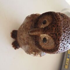 ふくろう、置物、縁起物、不苦労、高さ２０センチの画像