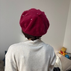 配送可・earth 女性用ベレー帽の画像