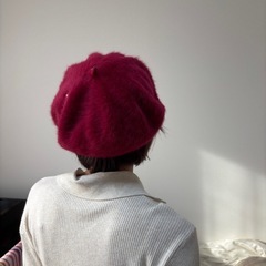 配送可・earth 女性用ベレー帽の画像