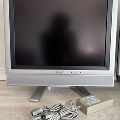 シャープ　液晶テレビ　モニター　ジャンク品　2台の画像
