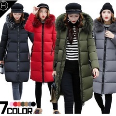 ロングファーコート　ロゴパッチの画像