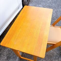 デスク チェア セット　折りたたみの画像