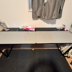 パソコンデスク／作業デスク 180cm（2台あります）の画像