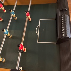 ジャンク品　テーブルサッカーゲーム台　インテリア等にいかがですか？の画像