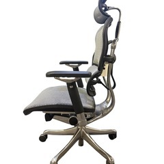 【美品】ErgohumanPRO エルゴヒューマンプロ グレー ヘッドレスト付②の画像