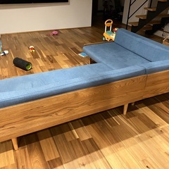 モモナチュラル　デイソファ　2.5P +2.5pPの画像