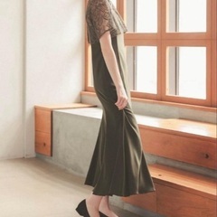 Dorry Doll 3wayレースボレロ&マーメイドキャミドレス カーキの画像