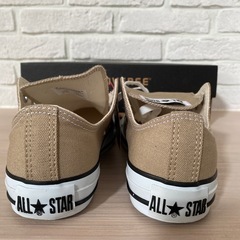 ★CONVERSE ALL STAR★ベージュ スニーカー　23.5cmの画像