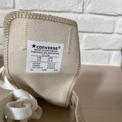 ★CONVERSE ALL STAR★ベージュ スニーカー　23.5cmの画像