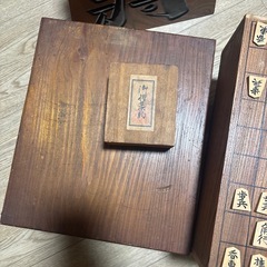 将棋盤、将棋駒　王将オブジェの画像