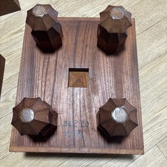 将棋盤、将棋駒　王将オブジェの画像