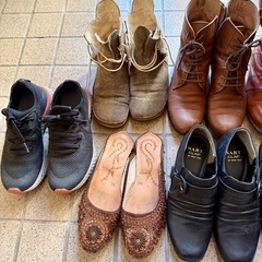 【無料】パンプス、ブーツ、NIKEスニーカーなど9足の画像