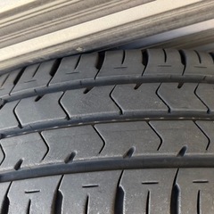 スズキハスラー　ホイール付きラジアルタイヤ　バリ溝の画像