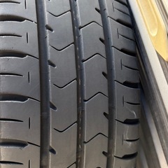 スズキハスラー　ホイール付きラジアルタイヤ　バリ溝の画像