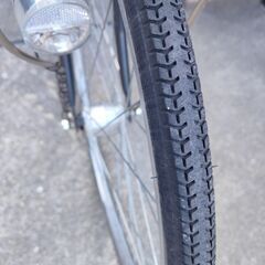 綺麗です。　オートライト6段変速ステンレスハンドル 26インチ自転車の画像