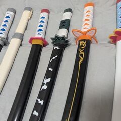 3本〜　鬼滅の刃　日輪刀風　おもちゃの刀の画像